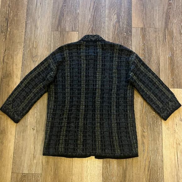 Lineamaglia Cape Sweater Small Made In Italy Wool Alpaca Mohair Cottage Nordic - Picture 5 of 8